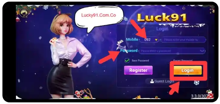 Login Lucky 91